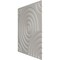 Ekena Millwork 19 5/8in. W x 19 5/8in. H Spiral EnduraWall Decorative 3D Wall Panel Covers 2.67 Sq. Ft. WP20X20SPBCO - alternate 5